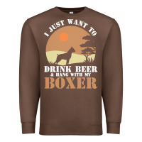 Chestnut boxer beer dog lover t  shirt boxer beer dog lover t  shirt Premium Sweatshirt - linhVisuals