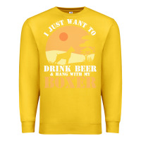 Lemon boxer beer dog lover t  shirt boxer beer dog lover t  shirt Premium Sweatshirt - linhVisuals