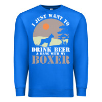 True Royal boxer beer dog lover t  shirt boxer beer dog lover t  shirt Premium Sweatshirt - linhVisuals
