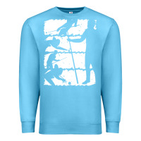 Ocean Blue billiards gift t  shirt pool cue snooker table billiard t  shirt Premium Sweatshirt - linhVisuals