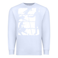 White billiards gift t  shirt pool cue snooker table billiard t  shirt Premium Sweatshirt - linhVisuals
