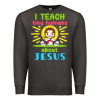 Smoke i teach tiny humans about jesus Premium Sweatshirt - linhVisuals