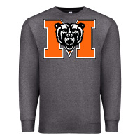 Charcoal Heather mercer bears Premium Sweatshirt - linhVisuals
