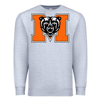 Heather Grey mercer bears Premium Sweatshirt - linhVisuals