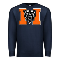Navy mercer bears Premium Sweatshirt - linhVisuals