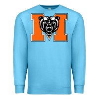 Ocean Blue mercer bears Premium Sweatshirt - linhVisuals