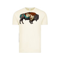 Vintage Arctic gemstone bison Vintage Tee - RanaPortraitStore