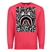 Cardinal Bape Shark Army Premium Sweatshirt - linhVisuals