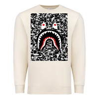 Sandshell Bape Shark Army Premium Sweatshirt - linhVisuals