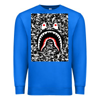 True Royal Bape Shark Army Premium Sweatshirt - linhVisuals