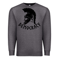 Charcoal Heather democracy Premium Sweatshirt - linhVisuals