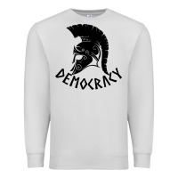 Dove Grey democracy Premium Sweatshirt - linhVisuals