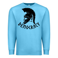 Ocean Blue democracy Premium Sweatshirt - linhVisuals