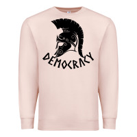 Pale Pink democracy Premium Sweatshirt - linhVisuals