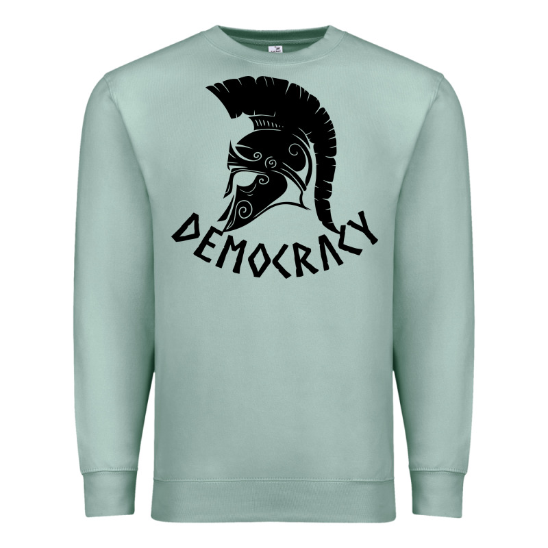 Democracy Premium Sweatshirt by linhVisuals | Teevron
