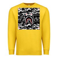 Lemon Bape Shark Army Premium Sweatshirt - linhVisuals
