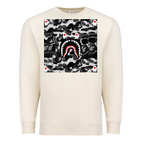 Sandshell Bape Shark Army Premium Sweatshirt - linhVisuals