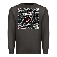 Smoke Bape Shark Army Premium Sweatshirt - linhVisuals