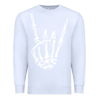 White rock on skeleton hand Premium Sweatshirt - linhVisuals