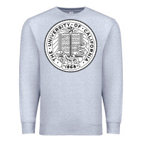 Heather Grey university of california Premium Sweatshirt - linhVisuals