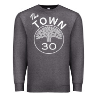 Charcoal Heather the town Premium Sweatshirt - linhVisuals