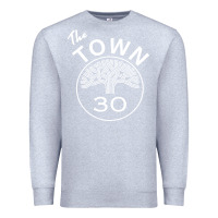 Heather Grey the town Premium Sweatshirt - linhVisuals
