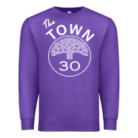 Purple the town Premium Sweatshirt - linhVisuals