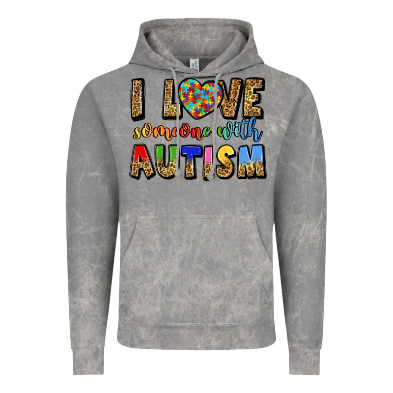 I Love Someone With Autism Vintage Hoodie by LillyAllenDesigns | Teevron