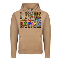 Vintage Coffee i love someone with autism Vintage Hoodie - LillyAllenDesigns
