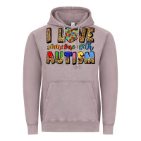 Vintage Zinc i love someone with autism Vintage Hoodie - LillyAllenDesigns