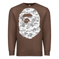 Chestnut Gorilla Head Shot Premium Sweatshirt - linhVisuals
