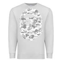 Dove Grey Gorilla Head Shot Premium Sweatshirt - linhVisuals