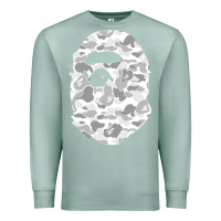 Seafoam Gorilla Head Shot Premium Sweatshirt - linhVisuals