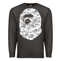 Smoke Gorilla Head Shot Premium Sweatshirt - linhVisuals