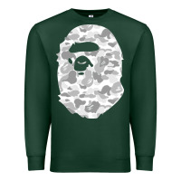 Sports Green Gorilla Head Shot Premium Sweatshirt - linhVisuals