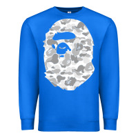 True Royal Gorilla Head Shot Premium Sweatshirt - linhVisuals