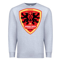 Heather Grey urban prep charter academy for young men Premium Sweatshirt - linhVisuals