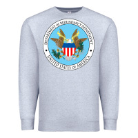 Heather Grey department of redundancy department Premium Sweatshirt - linhVisuals