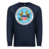 Navy department of redundancy department Premium Sweatshirt - linhVisuals