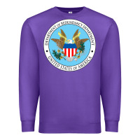 Purple department of redundancy department Premium Sweatshirt - linhVisuals