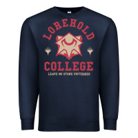 Navy magic the gathering strixhaven lorehold school motto Premium Sweatshirt - linhVisuals