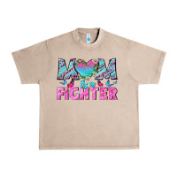 French Oak Western Mom Is A Fighter Urban Heavy Tee - BundleAndBundleShop