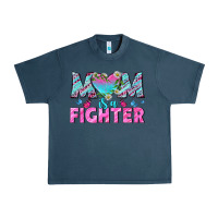 Midnight Navy Western Mom Is A Fighter Urban Heavy Tee - BundleAndBundleShop
