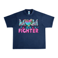 Navy Western Mom Is A Fighter Urban Heavy Tee - BundleAndBundleShop