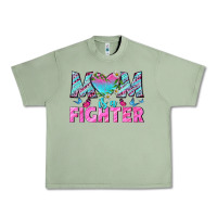 Oil Green Western Mom Is A Fighter Urban Heavy Tee - BundleAndBundleShop