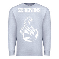 Heather Grey scorpion Premium Sweatshirt - linhVisuals
