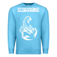 Ocean Blue scorpion Premium Sweatshirt - linhVisuals