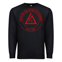 Black gracie jiu jitsu academy Premium Sweatshirt - linhVisuals