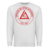 Oatmeal Heather gracie jiu jitsu academy Premium Sweatshirt - linhVisuals