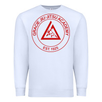 White gracie jiu jitsu academy Premium Sweatshirt - linhVisuals